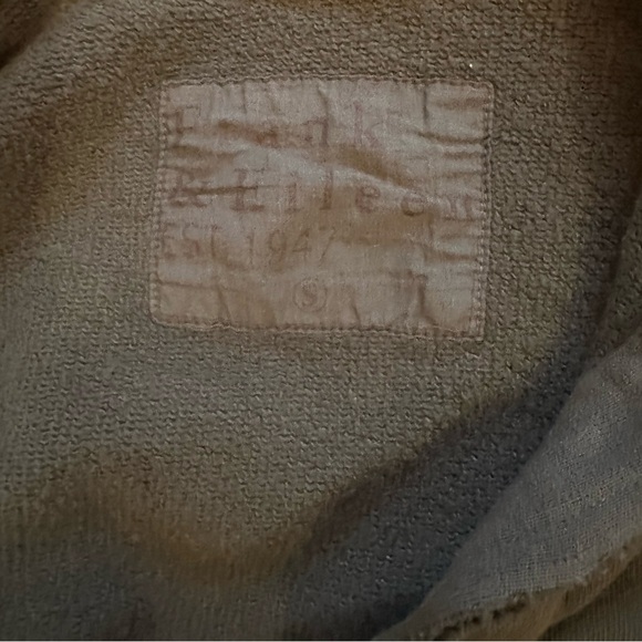 NWOT Frank & Eileen Willa Wrap Dress Small Green Long Sleeve Triple Fleece - Picture 3 of 3